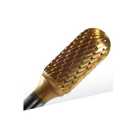 Champion Cutting Tool Cylinder Radius End Carbide Bur, Surface Milling/Contour, 3/4in Cut Dia CHA SC15